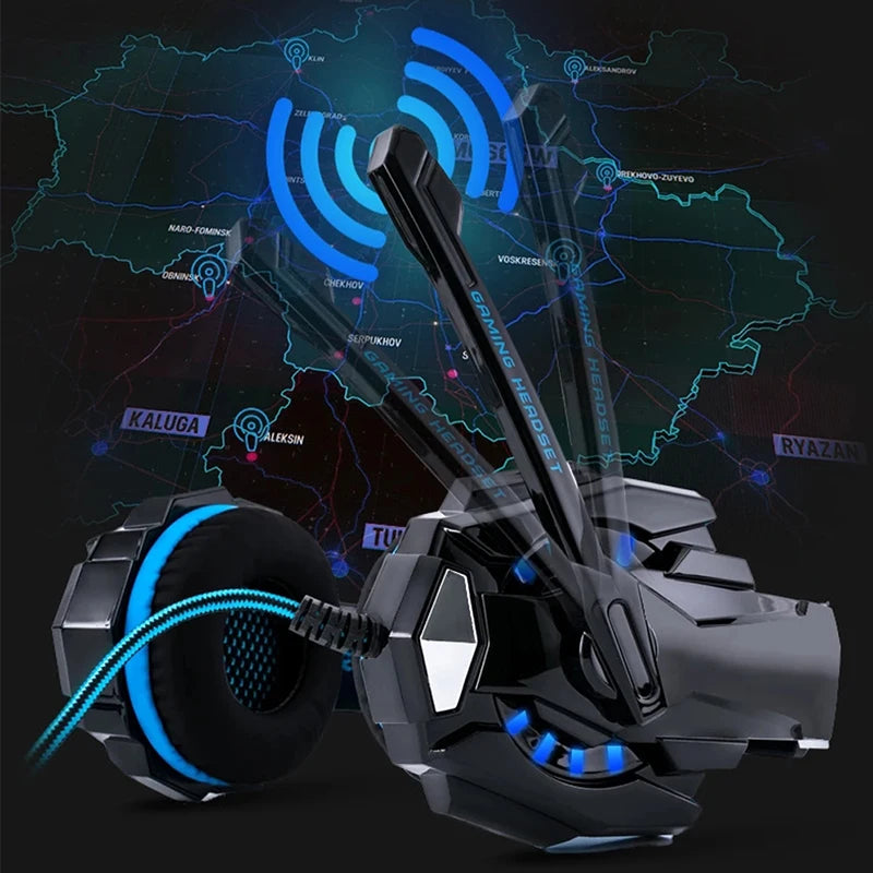 G9000 Gaming Headset Over-Ear Wired Headphones Deep Bass Stereo