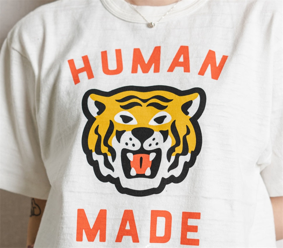 Summer Tiger Head Print HUMAN MADE T Shirt