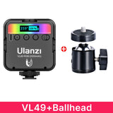 Ulanzi VL49 RGB Video Lights Mini LED Camera Light