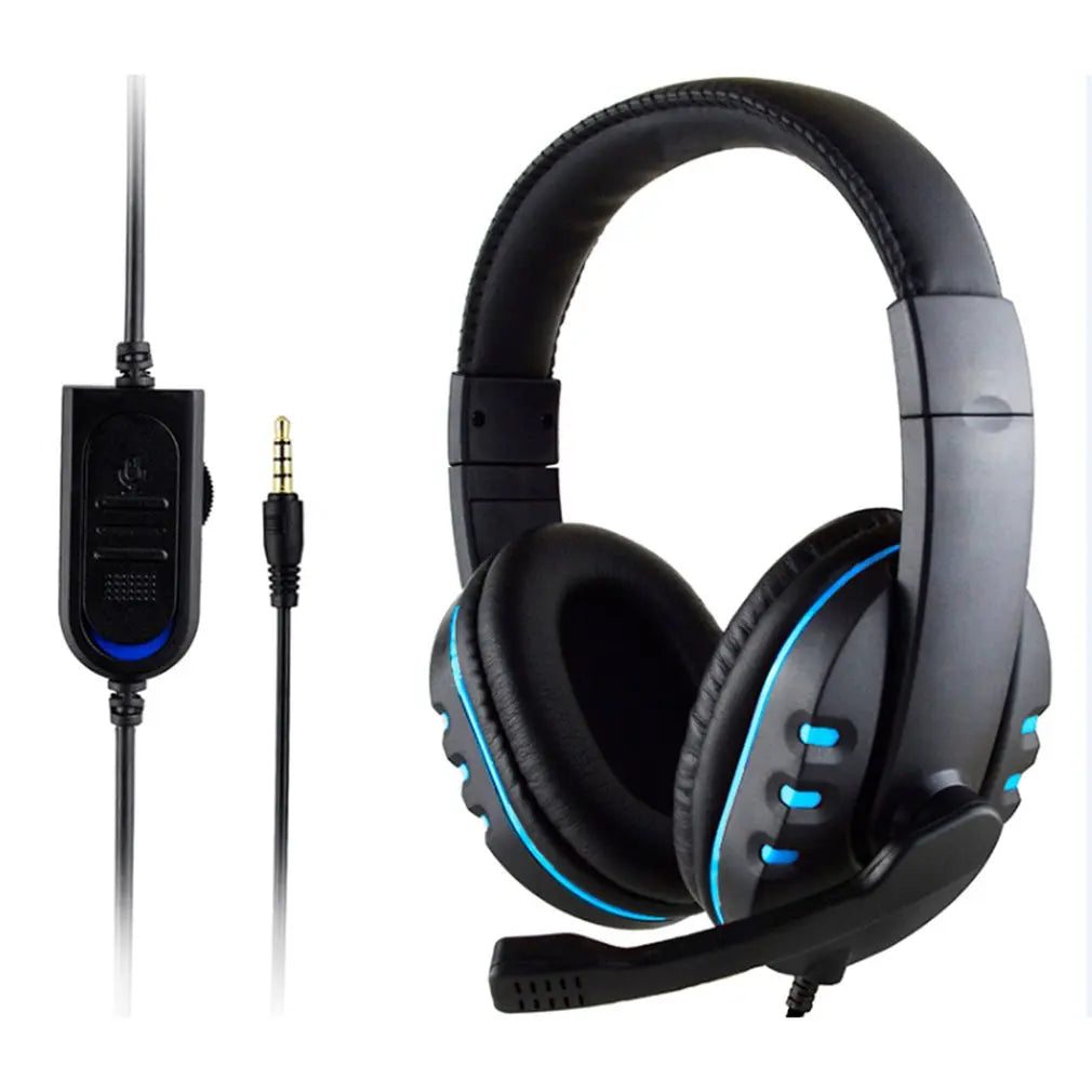 Headphones 3.5mm Wired Gaming Headset Earphones with Microphone