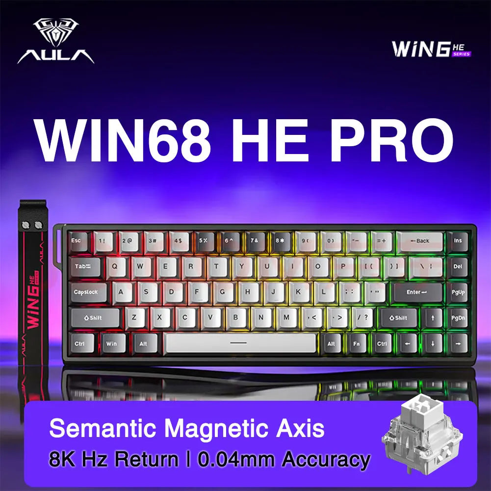 AULA WIN60 WIN68 HE Esports Magnetic Switch Keyboard