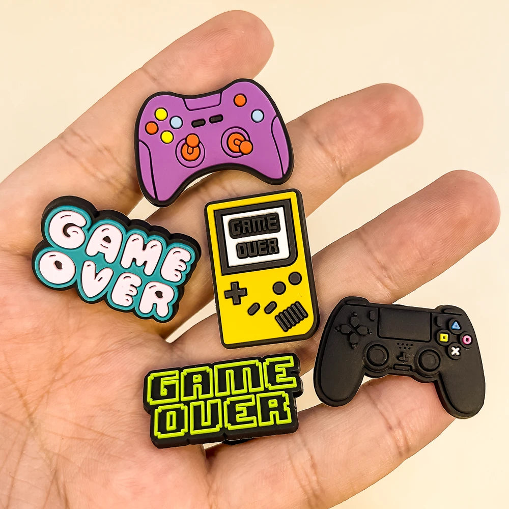 Pins Charms Game Console Gamepad Decorations  Favor Gifts Clog Accessories .