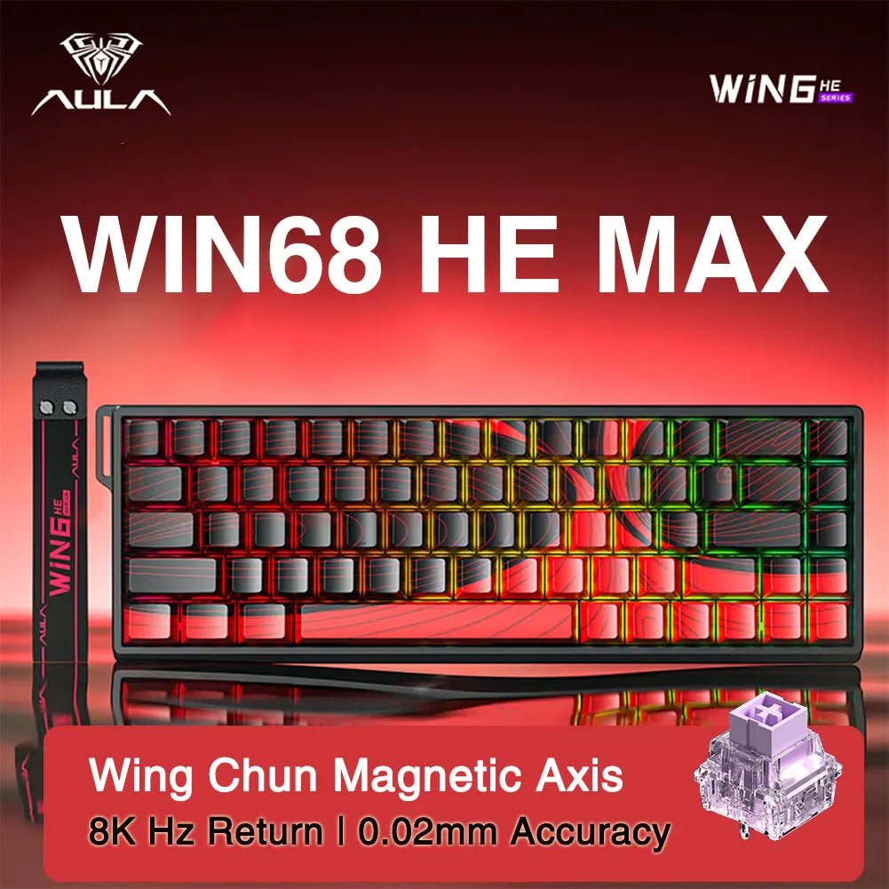 AULA WIN60 WIN68 HE Esports Magnetic Switch Keyboard