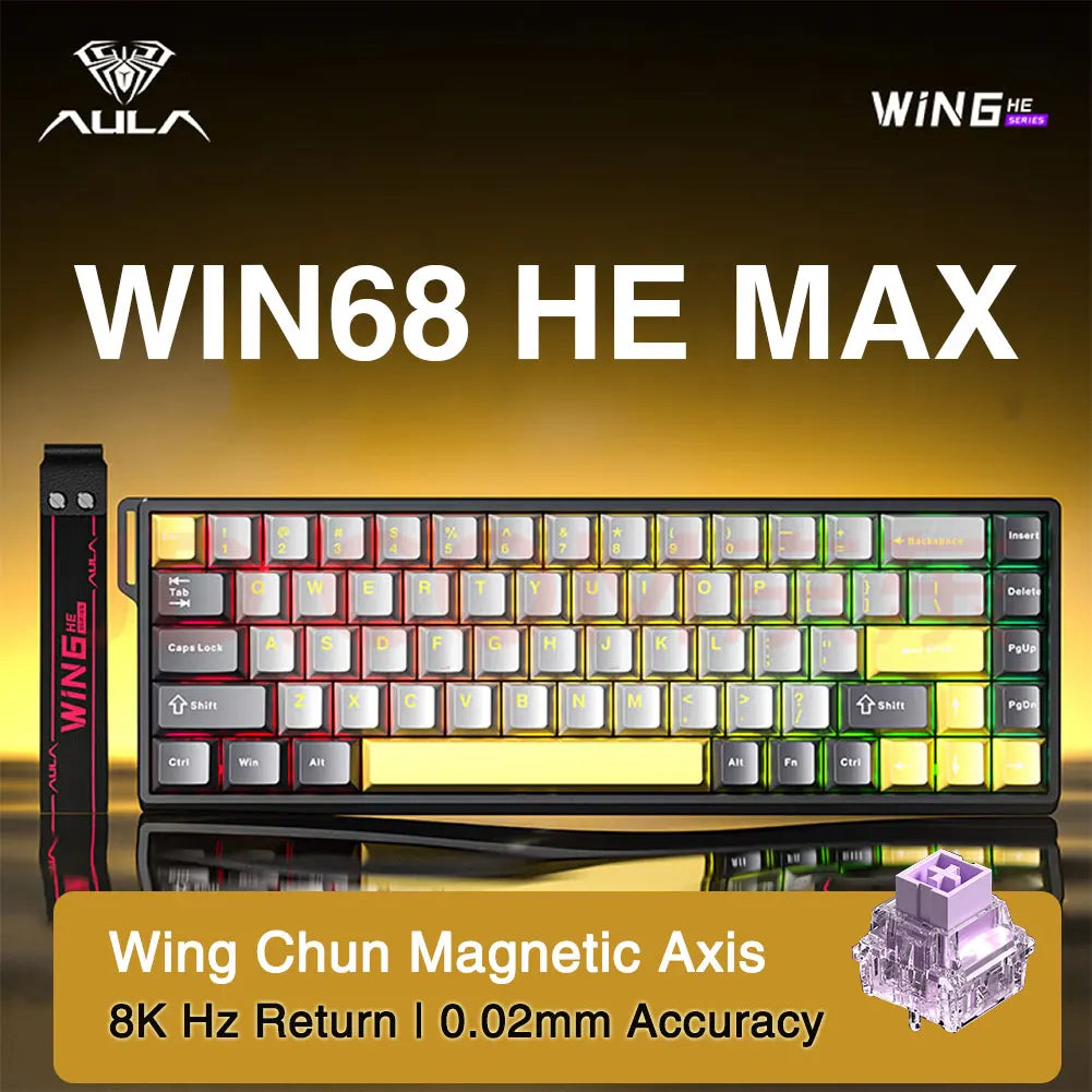 AULA WIN60 WIN68 HE Esports Magnetic Switch Keyboard