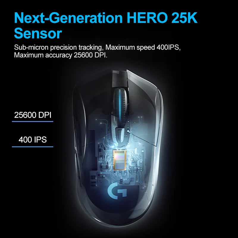 Logitech G703 LIGHTSPEED HERO Sensor E-sports Gaming Mouse