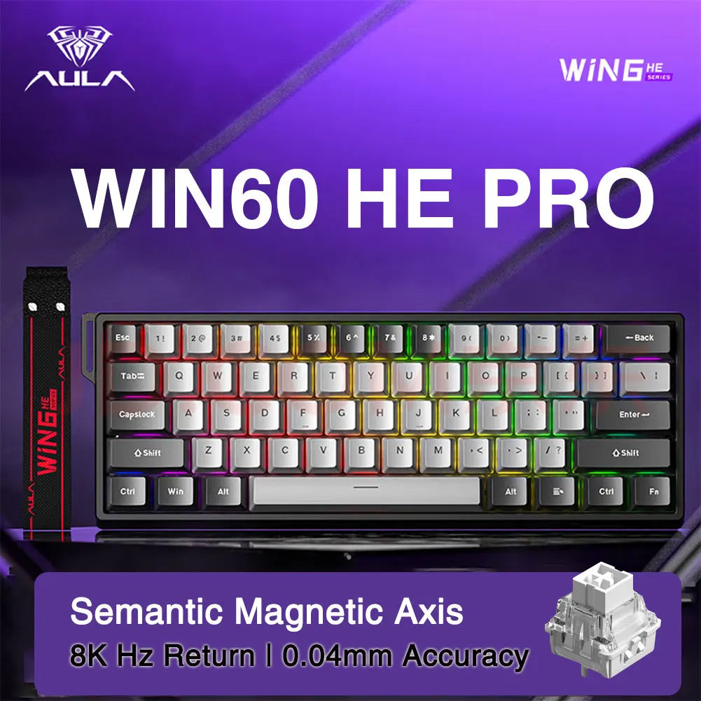 AULA WIN60 WIN68 HE Esports Magnetic Switch Keyboard