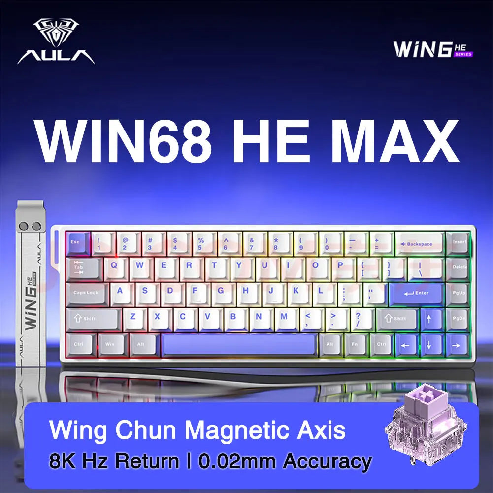 AULA WIN60 WIN68 HE Esports Magnetic Switch Keyboard