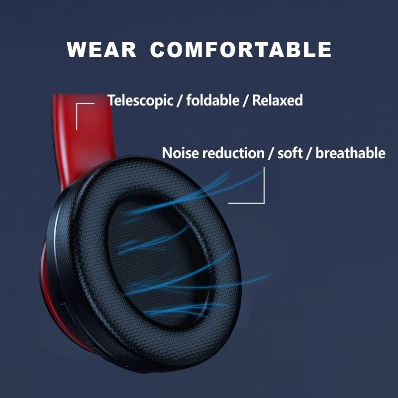 Lenovo HD200 Bluetooth Earphones Over-ear Foldable Computer Wireless Headphones