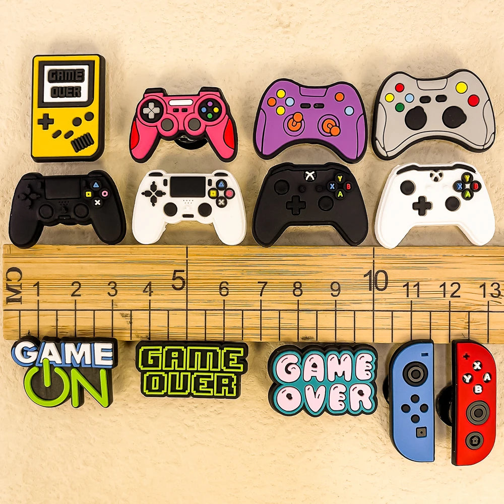 Pins Charms Game Console Gamepad Decorations  Favor Gifts Clog Accessories .