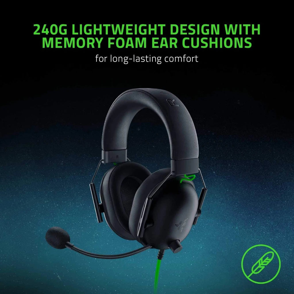 Razer BlackShark V2 X Headphone Wired Gaming Headset .