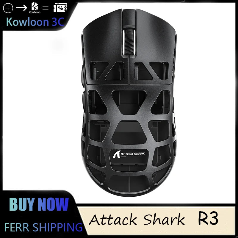 Attack Shark R3 Mouse Bluetooth Wireless gaming Portable Laptop