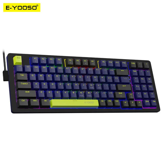 E-YOOSO Z94 USB Mechanical Gaming Keyboard Wired Monochrome Backlit
