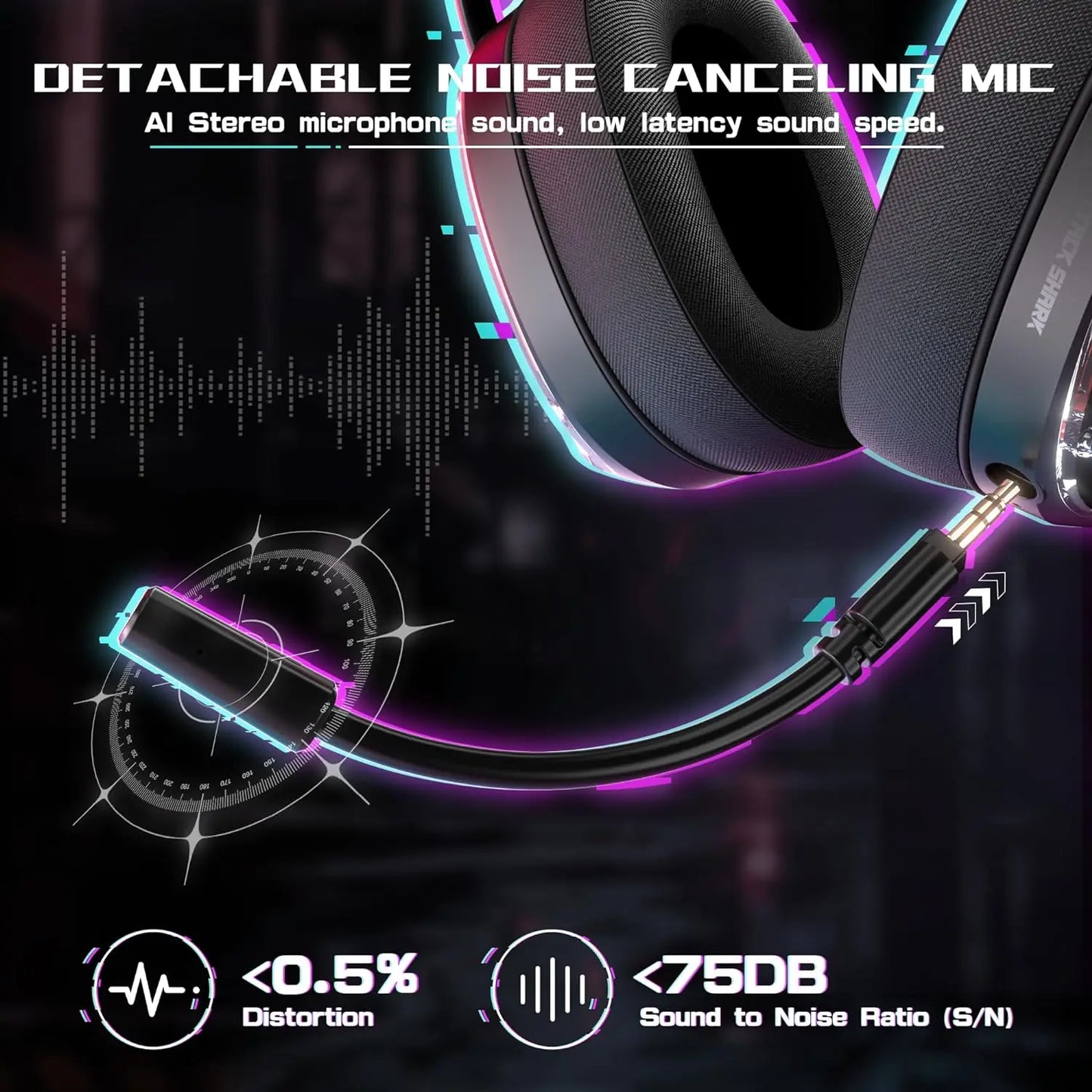 MAMBASNAKE x ATTACK SHARK L60 Lightweight Wireless Gaming Headset