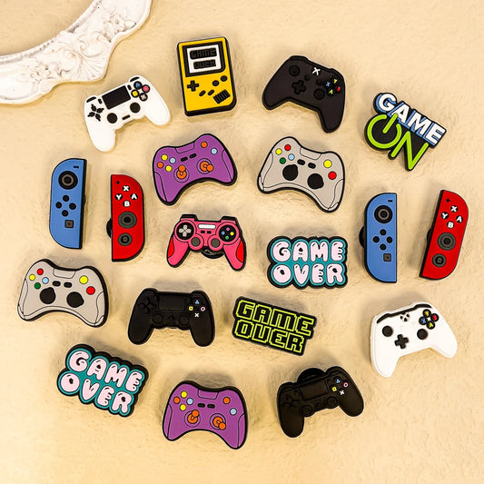 Pins Charms Game Console Gamepad Decorations  Favor Gifts Clog Accessories .